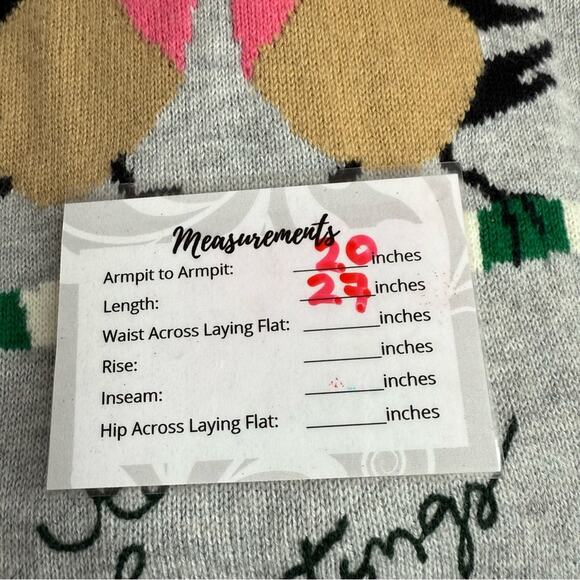 TALBOTS Wool Blend  Women's Sz L Christmas Gray Bird Seasons Tweetings Sweater - Picture 13 of 14